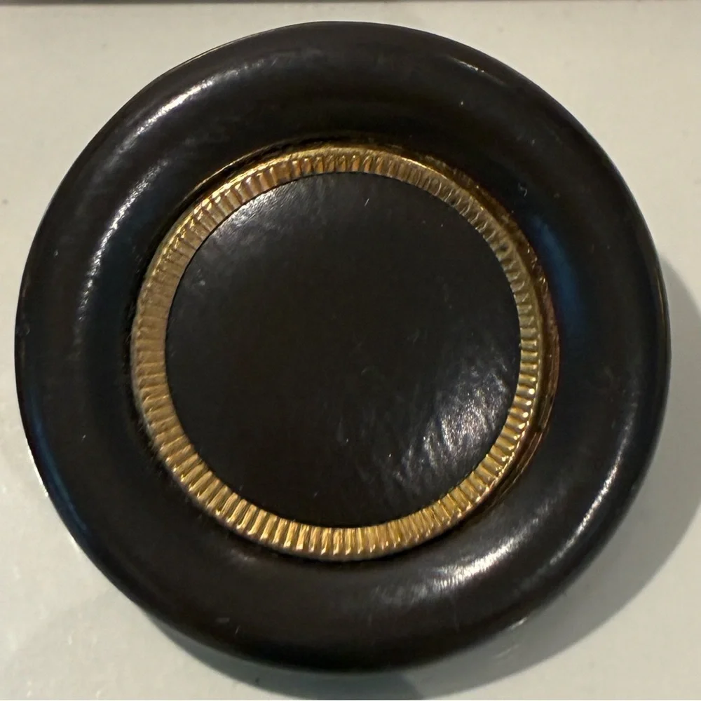 Vintage 1950s/1960s Large Sewing Buttons Set of 4: Black